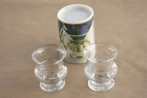 2 Vintage BODA SWEDEN Small Glass Vases, 3.25" tall - Picture 1 of 7