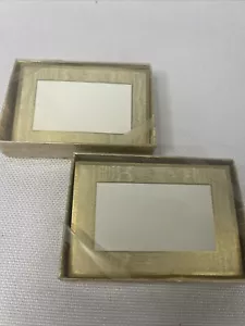 Vintage Caspari Moire Gold Fall Christmas Place Cards Placecards Lot 2 boxes 10 - Picture 1 of 8