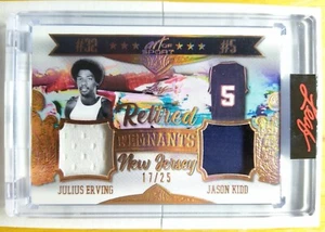 2021 Julius Irving Game Worn Used LA Lakers Jersey Relic Patch Jason Kidd HOF/25 - Picture 1 of 3