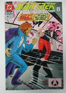 Star Trek the Next Generation #46 Signed by Michael Jan Friedman, 1993 - Picture 1 of 3