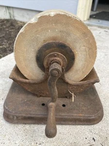 Antique Grinding Wheel Hand Crank - Picture 1 of 4
