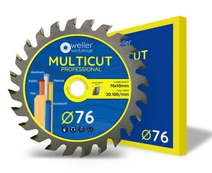 Profi MULTICUT Sägeblatt passend für Ryobi RCT18C-0 18 V Ø 76x10mm - Bild 1 von 8
