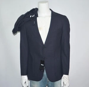 NWT HUGO BOSS Nolin2/Brider Slim Fit Stretch Wool Navy 2 Piece Suit 40R 34 x 32 - Picture 1 of 12
