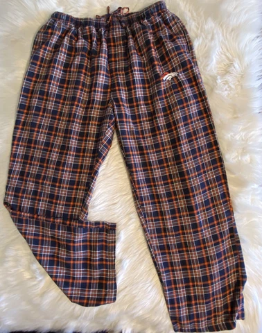 Denver Broncos NFL Football Sleepwear Flannel Lounge Pants Size XL Cover