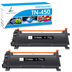 2 PK TN450 TN-420 Toner Cartridge Black For Brother HL-2280DW 2270DW MFC-7860DW - Picture 1 of 10