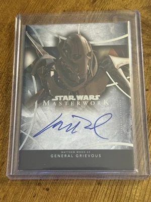 Topps Star Wars Masterwork General Grievous Collectable Trading Card Auto - Image 1 of 2