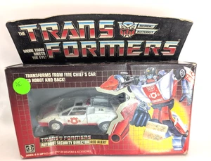 1985 Transformer G1 Autobot Security Director Red Alert Sealed - RK284 - Picture 1 of 4