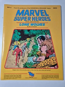 MH-4 Lone Wolves, Marvel Super Heroes, TSR, GC, map included - Picture 1 of 12