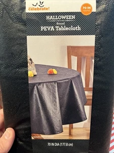 Mantel Peva Mantel Murciélagos Espeluznantes Mantel Manera de Celebrar Halloween, Decoración Gótica 70" Redondo - Imagen 1 de 6