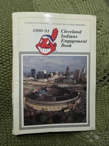 Cleveland Indians Baseball, Vintage Calendar Book 1990-91, MLB Collectibles,l - Picture 1 of 4