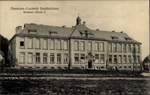 Ak Saarbrücken im Saarland, Garnison-Lazarett, Kranken-Block II - 4469078 - Imagen 1 de 2