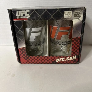 UFC Ultimate Fighting Championship 16 oz Pint Glasses (VINTAGE) - Picture 1 of 5