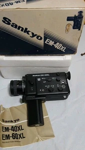 Sankyo EM-40 XL Super 8 Cine Film Camera Pellicola Super 8 Cartuccia VEDI DES - Foto 1 di 23