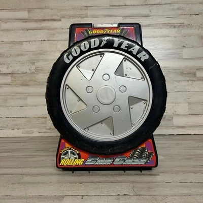 Vintage Good Year Rolling Car Storage Case Toy Holder Matchbox Hotwheels (A116) - Image 1 of 4