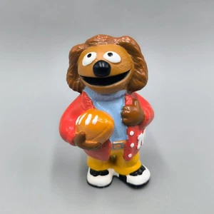 Muppets Rowlf High School Pvc Figure Football Letterman 2.5 inch Jim Henson - Picture 1 of 6