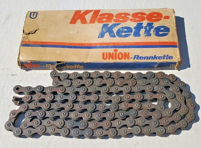 NOS Schwinn Union Stingray Krate Fastback Bicycle Chain 5 & 10 spd Vtg 70's 116L - Image 1 of 4