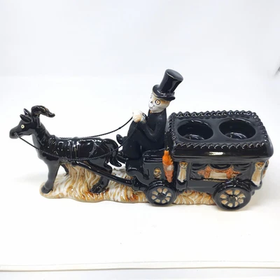 Yankee Candle Boney Bunch Tealight Candle Holder Boney Wagon Hearse 1257363 - Image 1 of 4