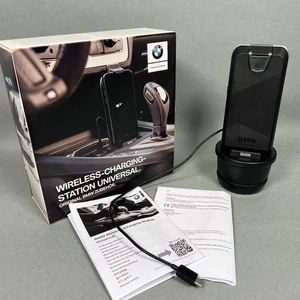 Stazione di ricarica wireless BMW supporto tazza universale OEM 84102461531 testato LEGGI - Foto 1 di 24
