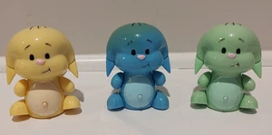 3 Stück Neopets grün, blau & gelb Kacheek 2002 Thinkway Toys [UNGETESTET] - Bild 1 von 8