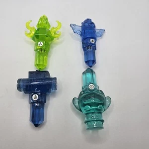 Skylander Trap Team Crystal Lot of 4 Tidal Tiki Life Torch Water Log Air Jughead - Picture 1 of 2