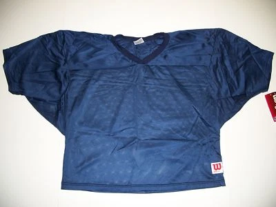 Wilson F7749 Navy Football Jersey Adult - Image 1 of 2