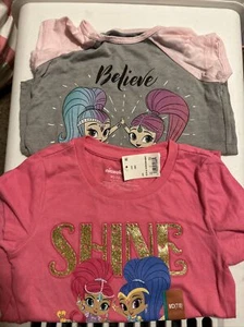 Gebraucht Shimmer & Shine T-Shirts Größe 5 7/8 Nickelodeon - Bild 1 von 5