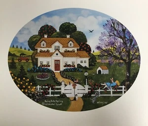 Jane Wooster Scott Signed & Numbered L/ED Lithograph " Swing Into Spring " - Picture 1 of 1