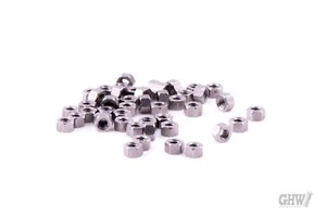 Tuerca modelo hexagonal 6KT alta 6KT acero blanco GHW 2000  - Imagen 1 de 1