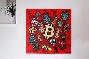 Quadro Criptografico Moderno - BTC 8# - VIENE REALIZZATO E CONSEGNATO IN 14 GIORNI! - Foto 1 di 2