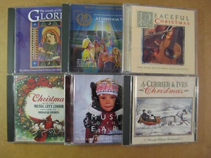 Christmas 6 CD Lot - Music City Choir, Currier & Ives, Calvery Chancel Choir - Bild 1 von 5