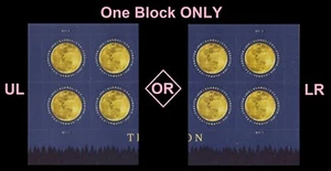 [OOS] US #5058 MNH Plate Block 2016 Global Forever The Moon - Picture 1 of 1