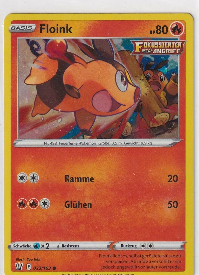 Carta Pokémon Stili Di Combattimento Nr. 23/163 Floink Holo Tedesco - Bild 1 von 1