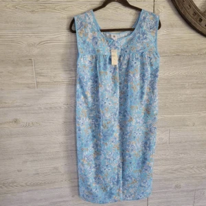 Vintage Zayre 70s Nightgown SZ M Floral NWT ILGWU Made In USA - Picture 1 of 6