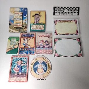 Mary Engelbreit Lot Magnets Self Stick Notes  - Picture 1 of 14