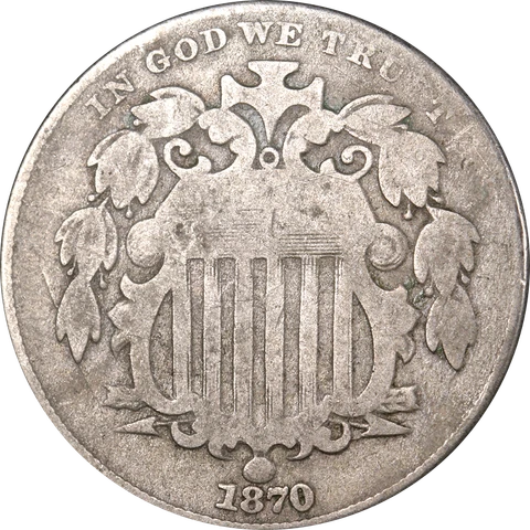 1870 Shield Nickel Great Deals From The Executive Coin Company Cover