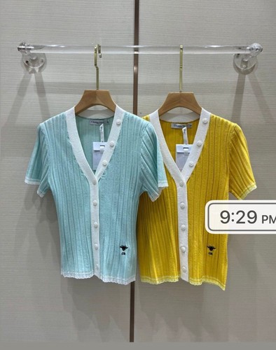 Giacca gialla Chistian Dior da donna nuova con etichetta taglia media. Made in Italy.