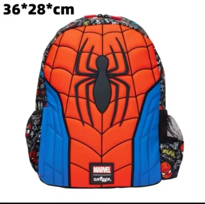 Genuine Australia Smiggle Disney The Spiderman Backpack With Hood 36x28 Cm