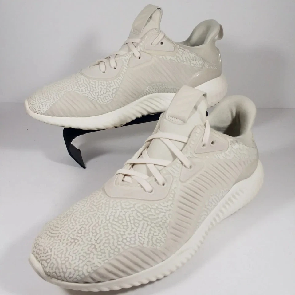 Adidas AlphaBounce Run Para Mujer Talla 8.5 Zapatos para Correr DA9568 Off White Crema  Foto 1 de 4