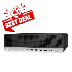 HP Desktop Computer PC i5 SFF 32GB RAM 512GB SSD Windows 11 Pro WiFi BT - Afbeelding 1 van 9