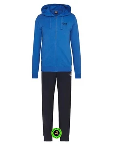 EA7 Emporio Armani CORE ID Tracksuit Logo Cobalt Blue Navy XL RRP £169 - Picture 1 of 5
