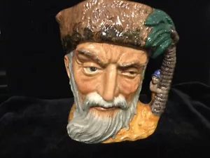 ROYAL DOULTON - 7” CHARACTER TOBY MUG - ''ROBINSON CRUSOE - D6532 - BR - Picture 1 of 4