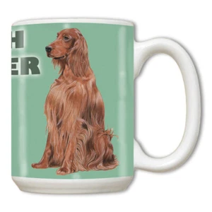 Irish Setter Ceramic Coffee Mug Tea Cup 15 oz - Picture 1 of 2