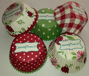 Muffin-Papierbackförmchen "NOSTALGIE - 5 MOTIVE" maxi - 250 Stück, Blume, Rose - Bild 1 von 1