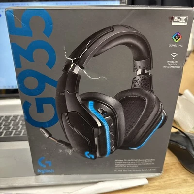 Logitech G935 Headband Gaming Headset - Black/Blue - Image 1 of 4