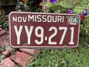 1964 Missouri Nummernschild 64 Nov # YY9-271 - Bild 1 von 4