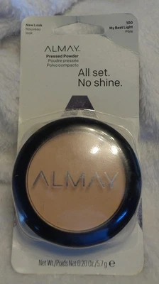 New Almay Pressed Powder 100 My Best Light 0.20oz/5.7g - Image 1 of 2
