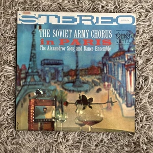 SOVIET ARMY CHORUS IN PARIS LP ALEXANDROV SONG ARTIA ALP 174 STEREO - Picture 1 of 6