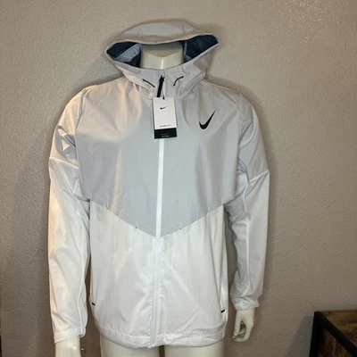 Chaqueta de Correr Nike Aerogami AeroSwift Storm Fit Con Capucha Blanca FZ9039-121 Talla L Foto 1 de 4