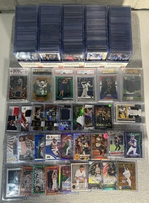 Huge Lot 500 Sports Cards SHOW READY Resell SLABS Toploaded Collection All Sport - Image 1 of 4