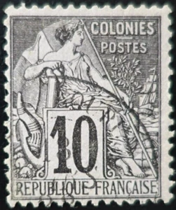GUADELOUPE sur COLONIES FRANÇAISES GÉNÉRALES - ALPHÉE DUBOIS N°50 - Imagen 1 de 2